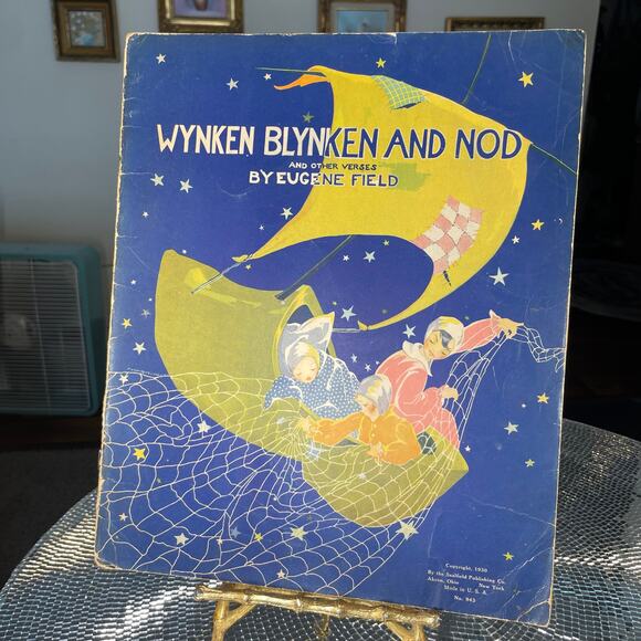 Vintage Wynken Blynken and Nod by Eugene Field 1937 - Picture 16 of 16